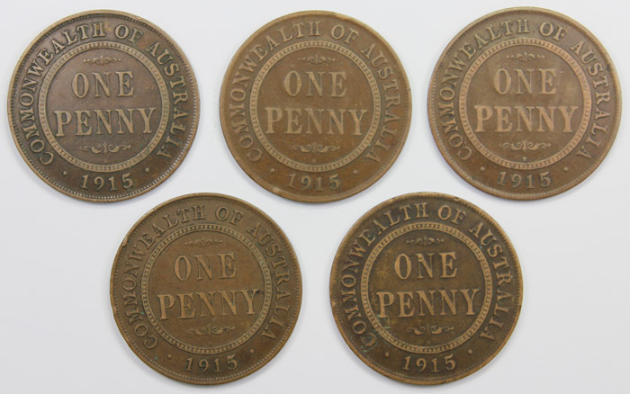 Australia 1915 H Penny, Ver... image