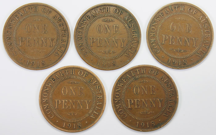 Australia 1918 Penny, Fine ... image