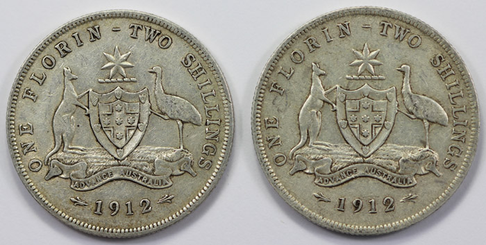 Australia 1912 Florin, abou... image