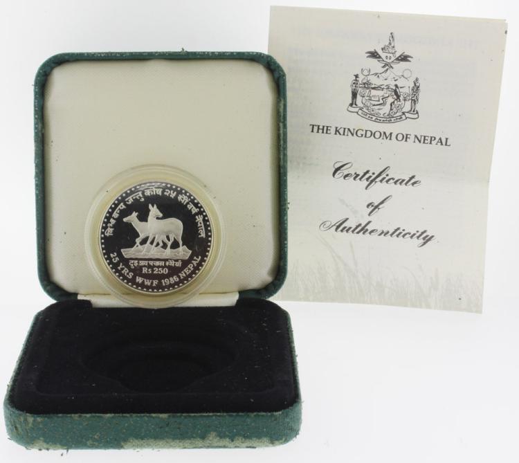 Nepal 1986 Silver (0.925) 2... image