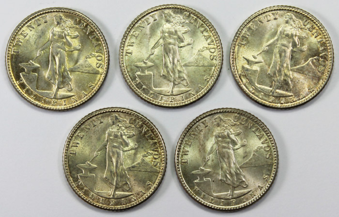 Phillipines 1945 D Sliver (... image