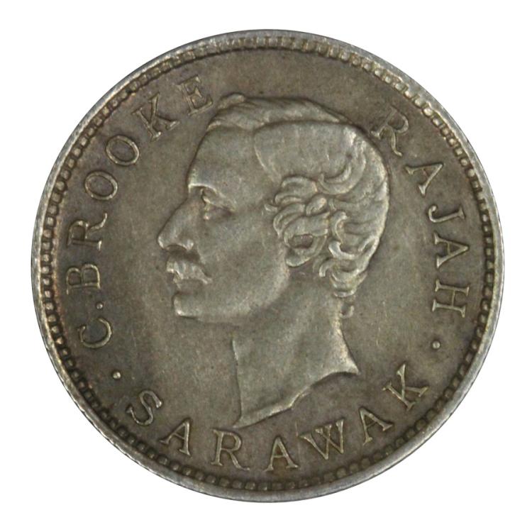 Sarawak 1913 H 5 Cent, Tone... image
