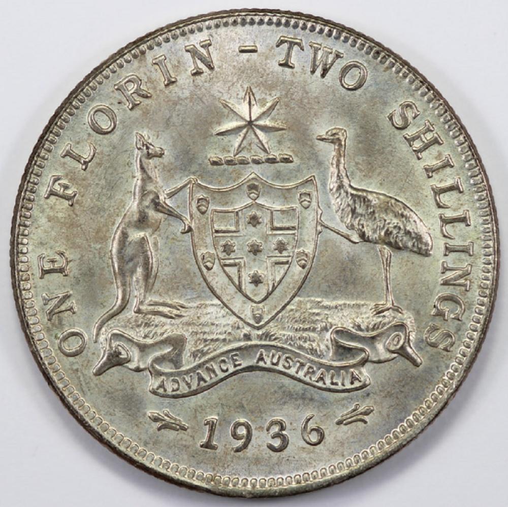 Australia. 1936 Florin, Cho... image