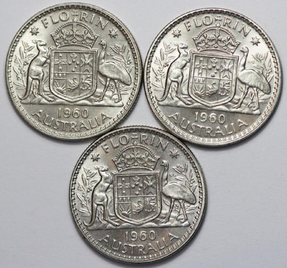 Australia. 1960 Florin, Lus... image