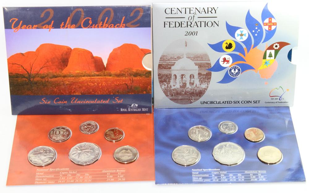 Australia. 2001 & 2002 Mint... image