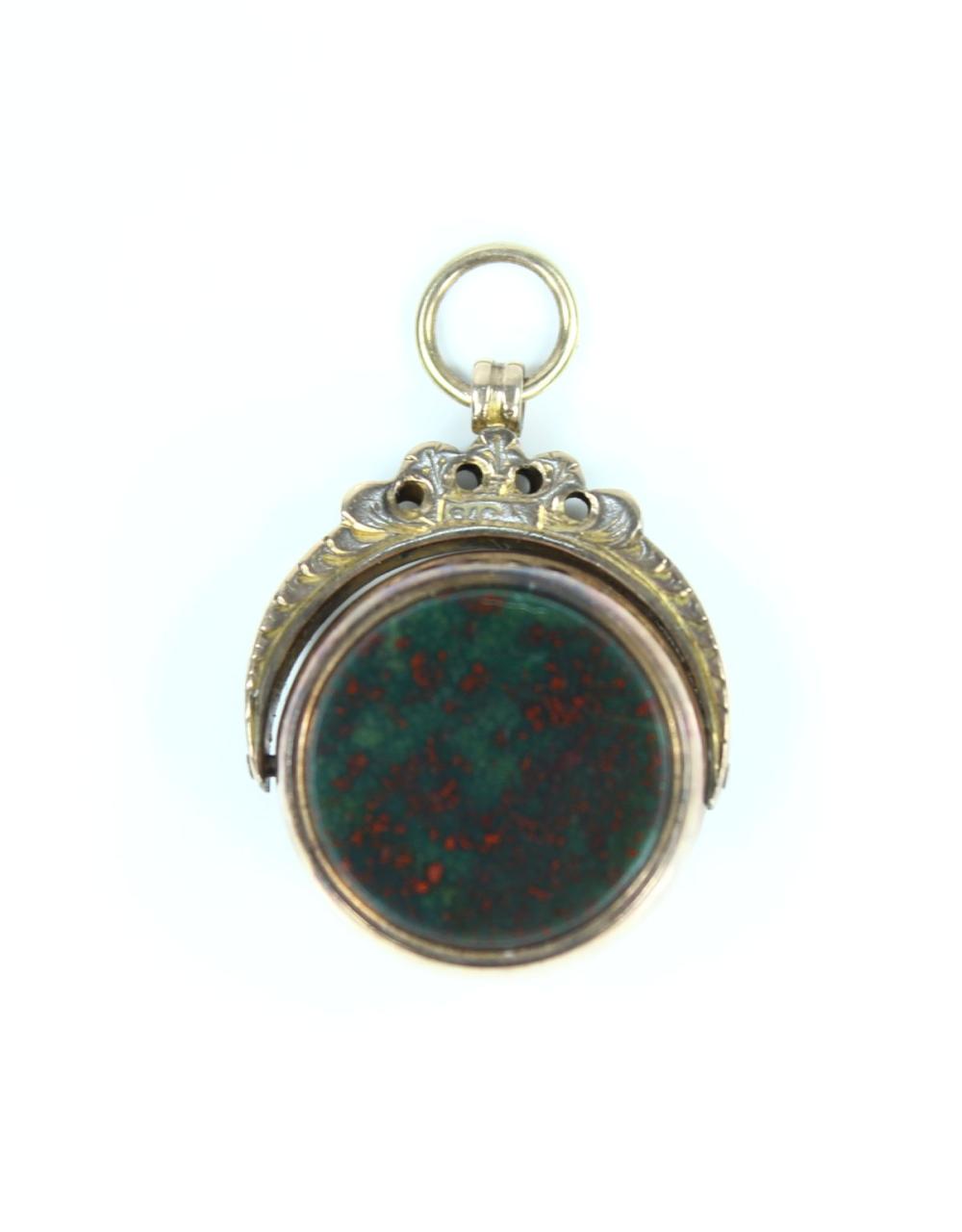 Antique Bloodstone Pendant ... image