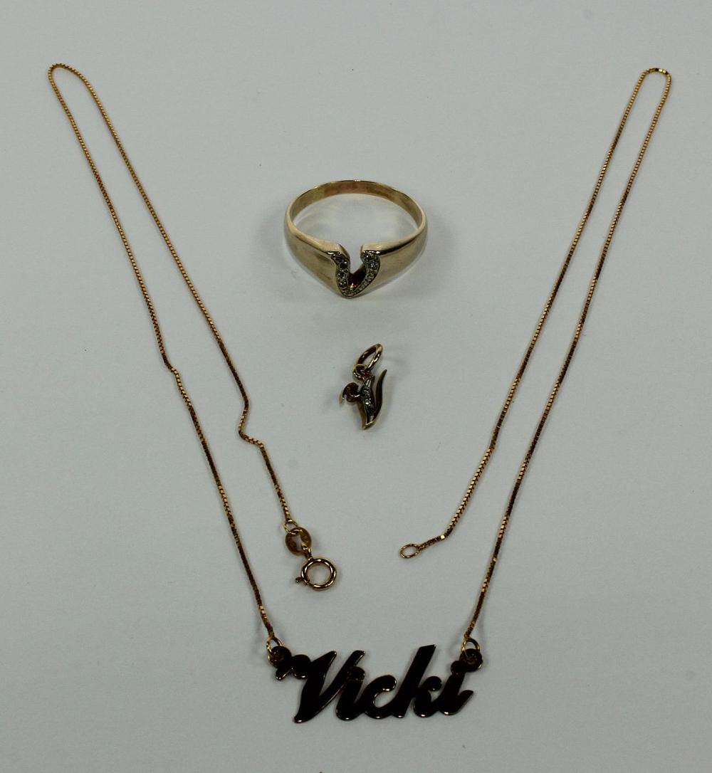 9ct Yellow Gold 'Vicki' Nec... image