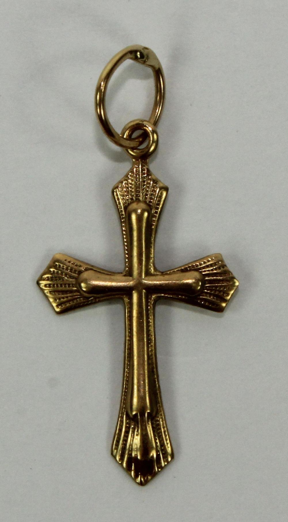 Cross in 9ct Yellow Gold image