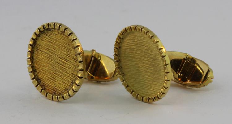 1970s Cufflinks in 18ct Yel... image