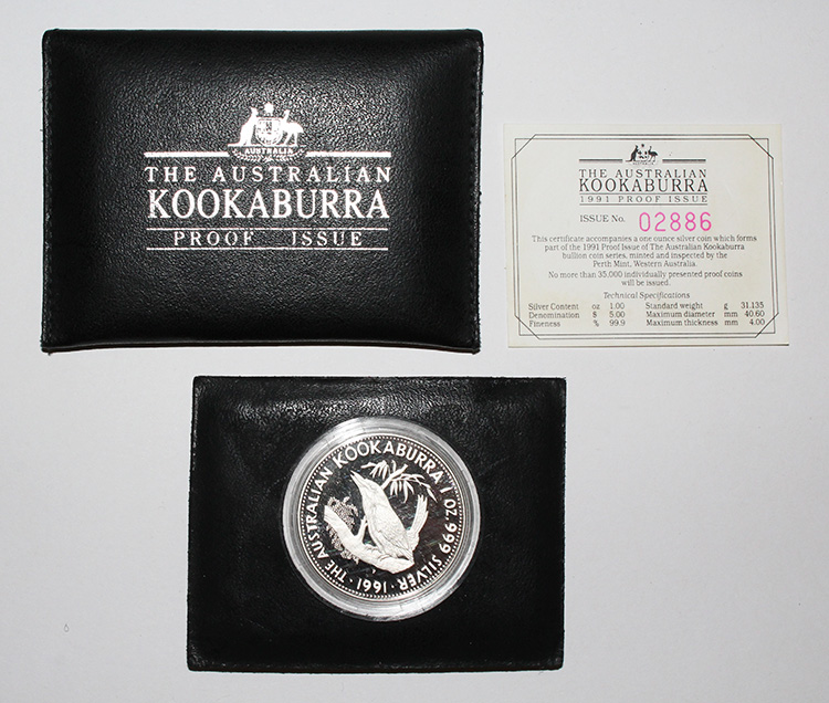 Australia 1991 Proof 'Kooka... image
