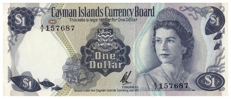 Cayman Islands 1971(1972) $... image