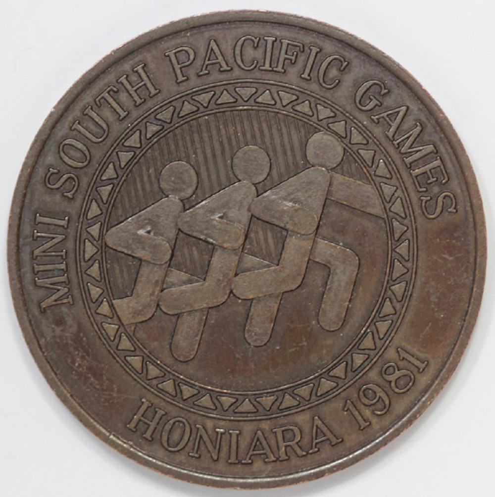Solomon Islands. 1981 'South Pacific Games' Prize Medal, virtually Uncirculated