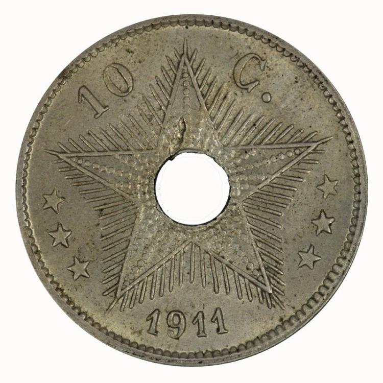 Belgian Congo 1911 10 Cents image