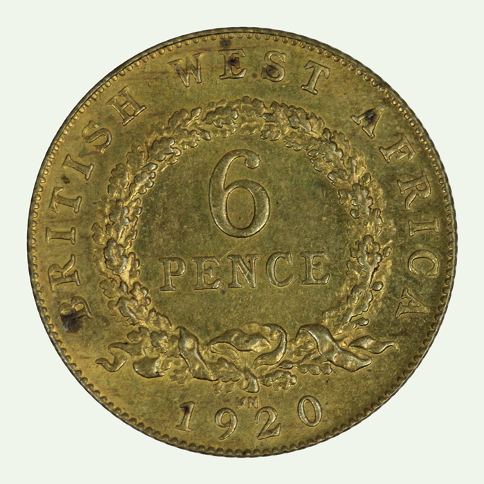 British West Africa 1920 KN... image