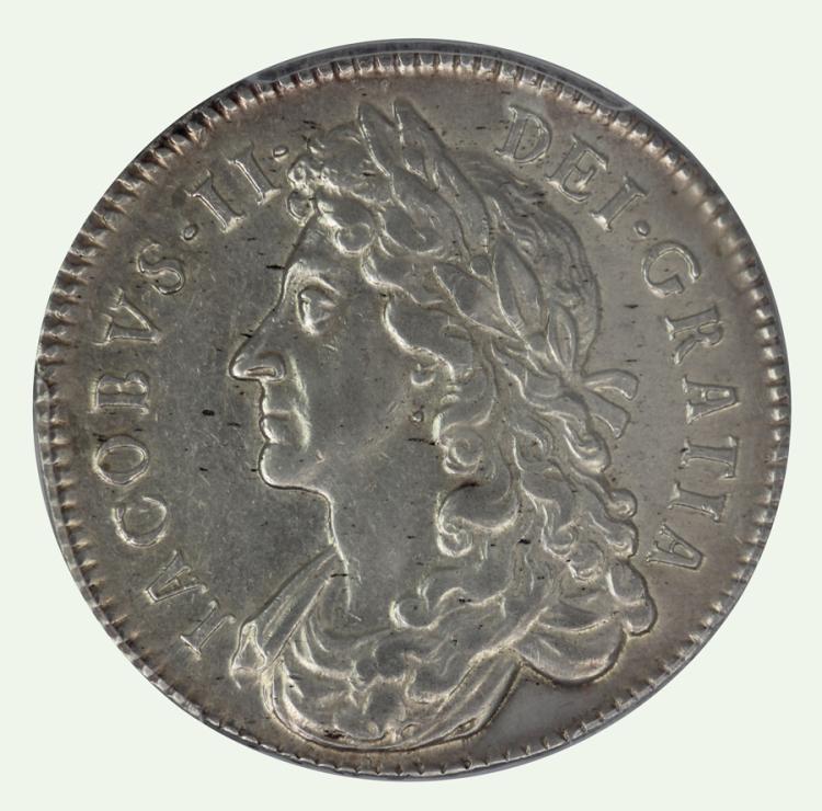 Great Britain 1686 Half Crown image