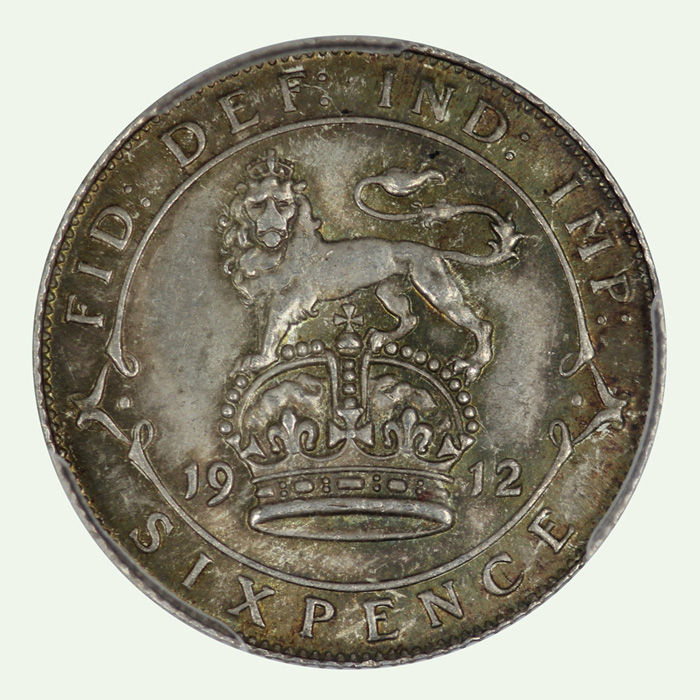 Great Britain 1912 Sixpence image