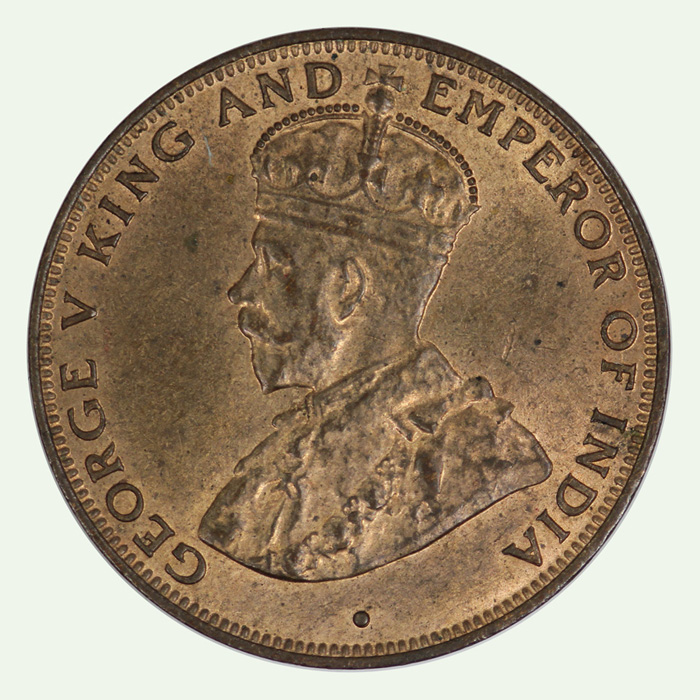 Hong Kong 1933 Cent image