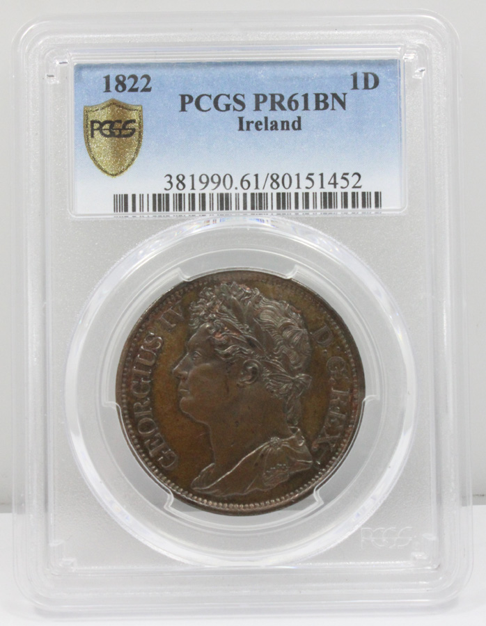Ireland 1822 Proof Penny image