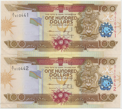 Solomon Islands (2006) $100... image