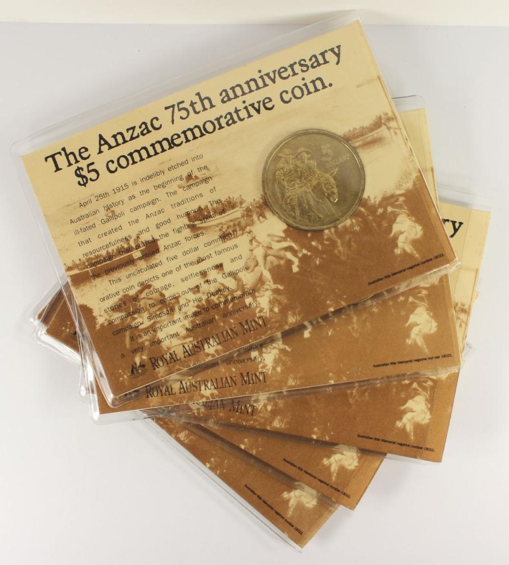 Australia 1990 'Anzac' $5, ... image