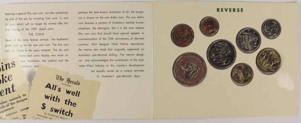 Australia 1991 Mint Set, Un... image