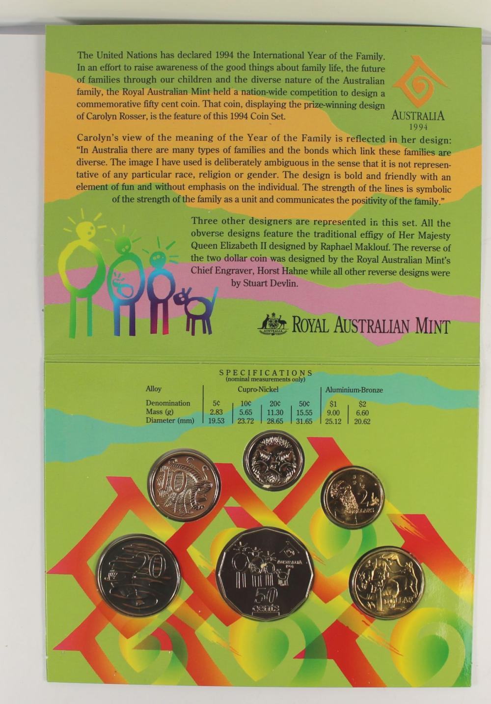 Australia 1994 Mint Set, Un... image