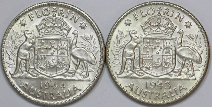 Australia 1943 S & 1944 S F... image