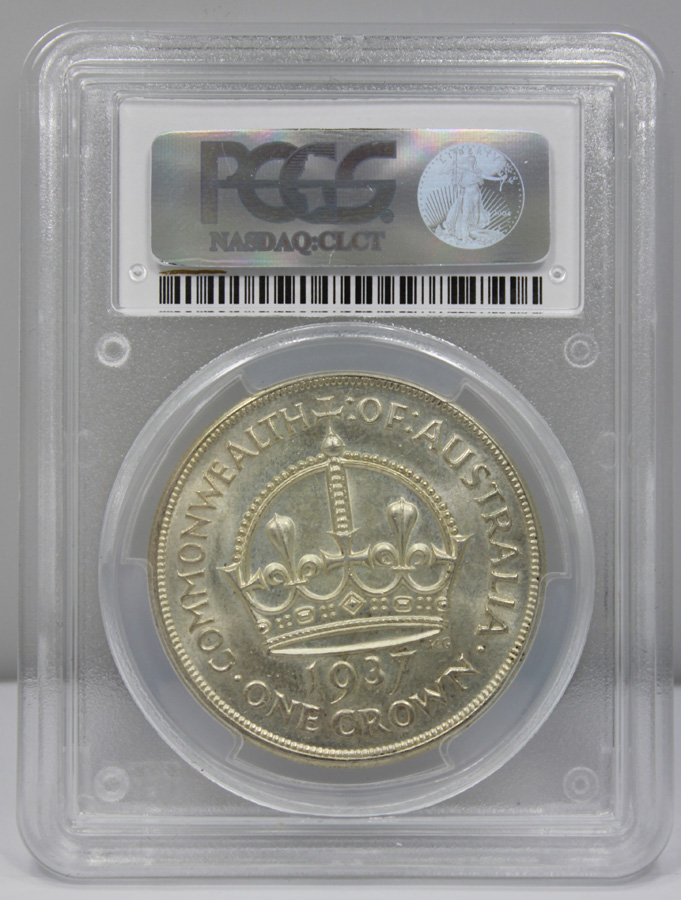 Australia 1937 Crown, PCGS ... image