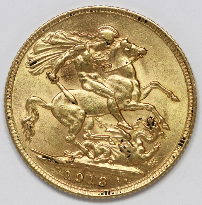 Great Britain 1913 Sovereig... image