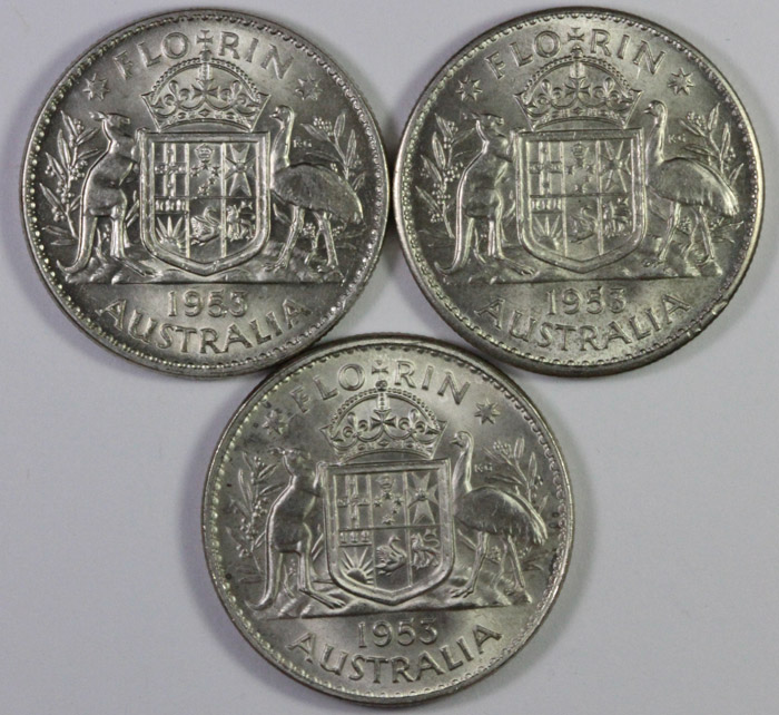 Australia 1953 Florin, Choi... image