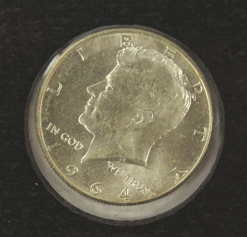 U.S.A. 1964 Silver (900) Half Dollar, Choice Uncirculated