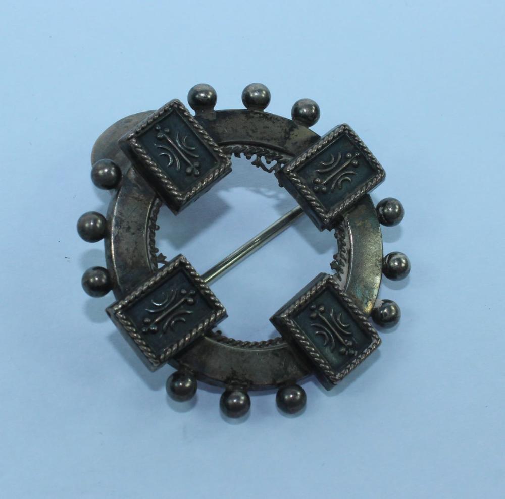 Articulated Sterling (925) Silver Brooch