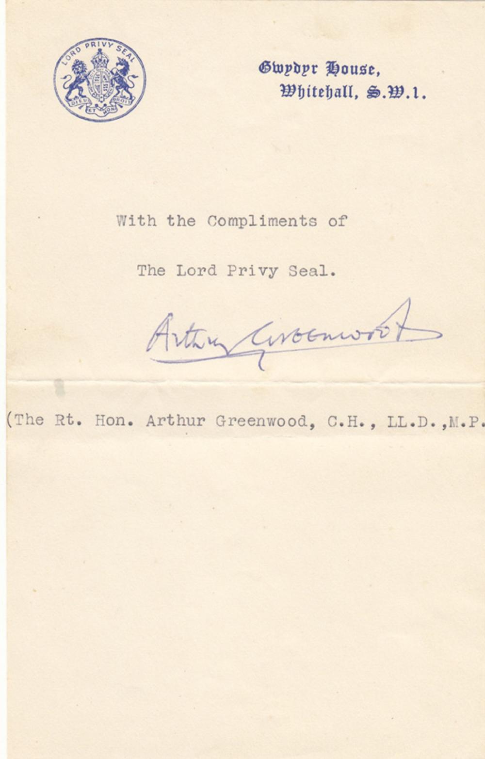 WWII Great Britain 'Arthur ... image