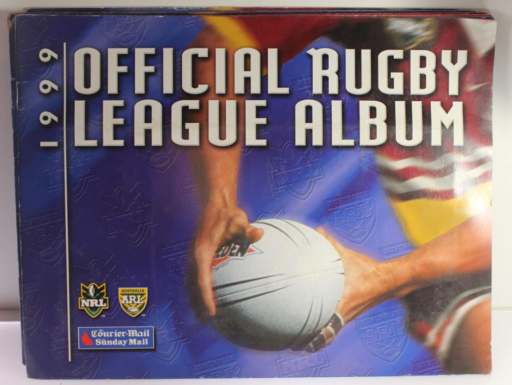 Australia 1999 Official NRL Team Photo Albums (3)