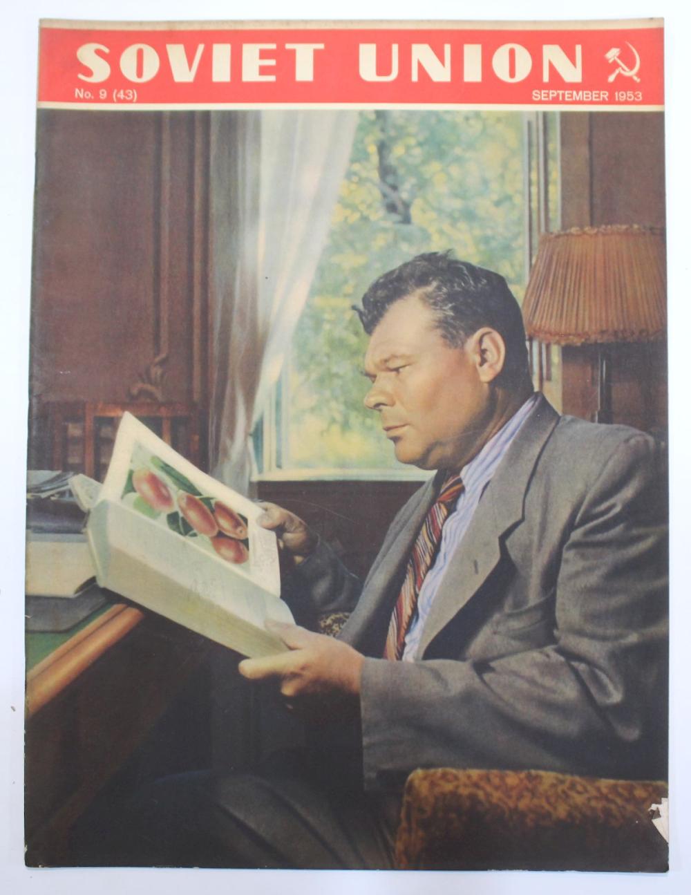 1953 Soviet Union Illustrated Monthly Magazine
