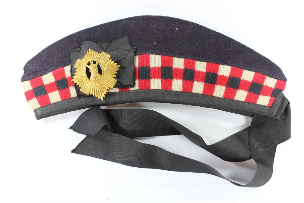 British Royal Scots Side Cap, Extremely Fine condition