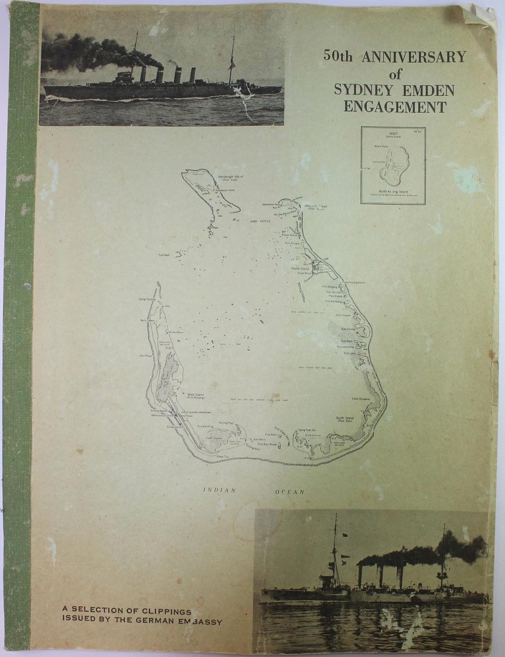 WWI Australia/Germany Original copy of 1964 Publication for the '50th Anniversary of Sydney Emden Engagement'