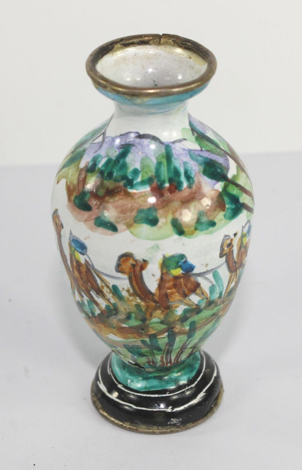 Persian hand-painted Enamel... image