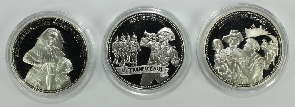 Australia Silverplate Medal... image