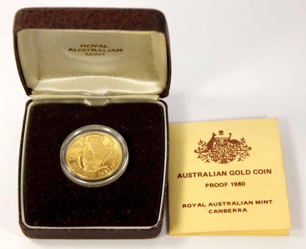Australia 1980 'Koala' Proof $200, FDC