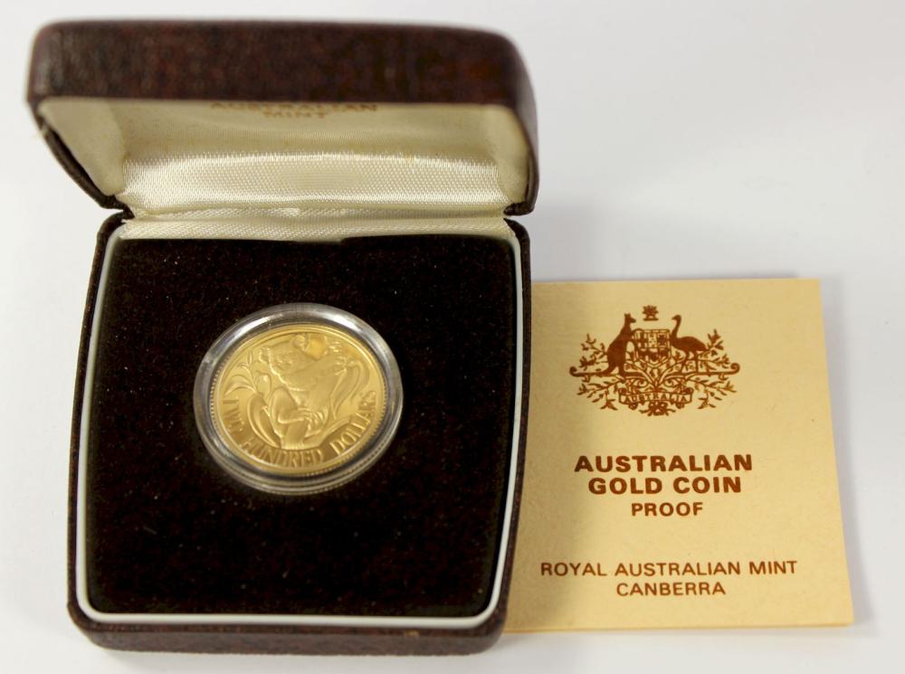 Australia 1985 'Koala' Proof $200, FDC