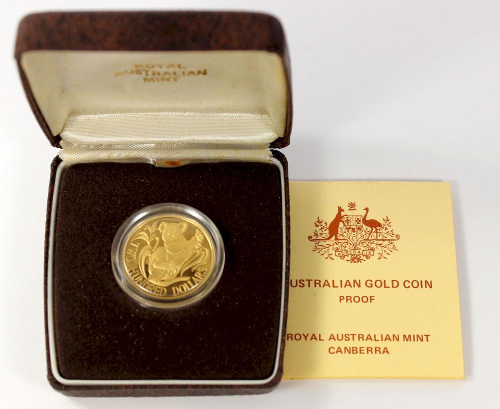 Australia 1983 'Koala' Proof $200, FDC