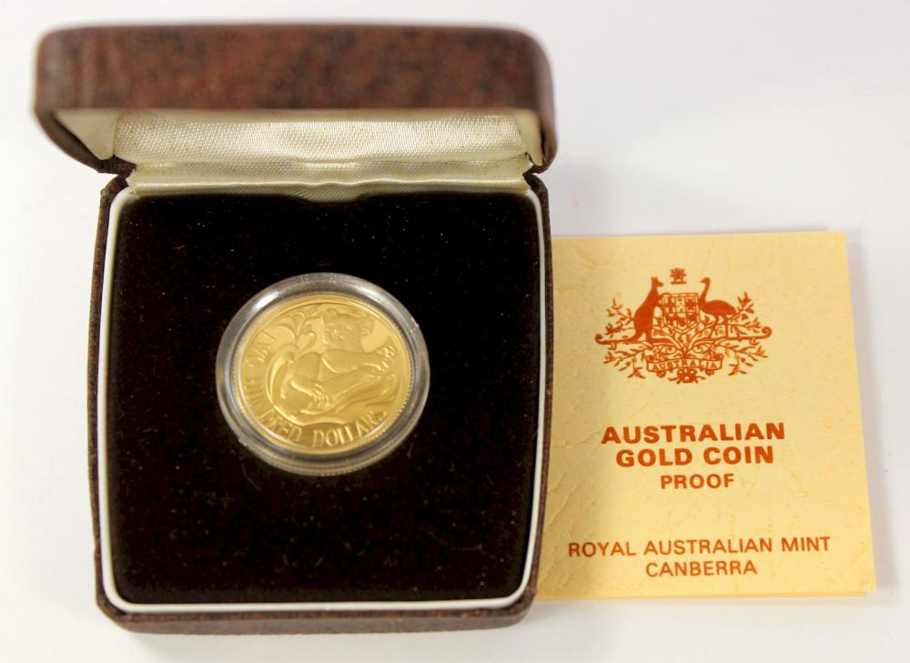 Australia 1986 'Koala' Proof $200, FDC