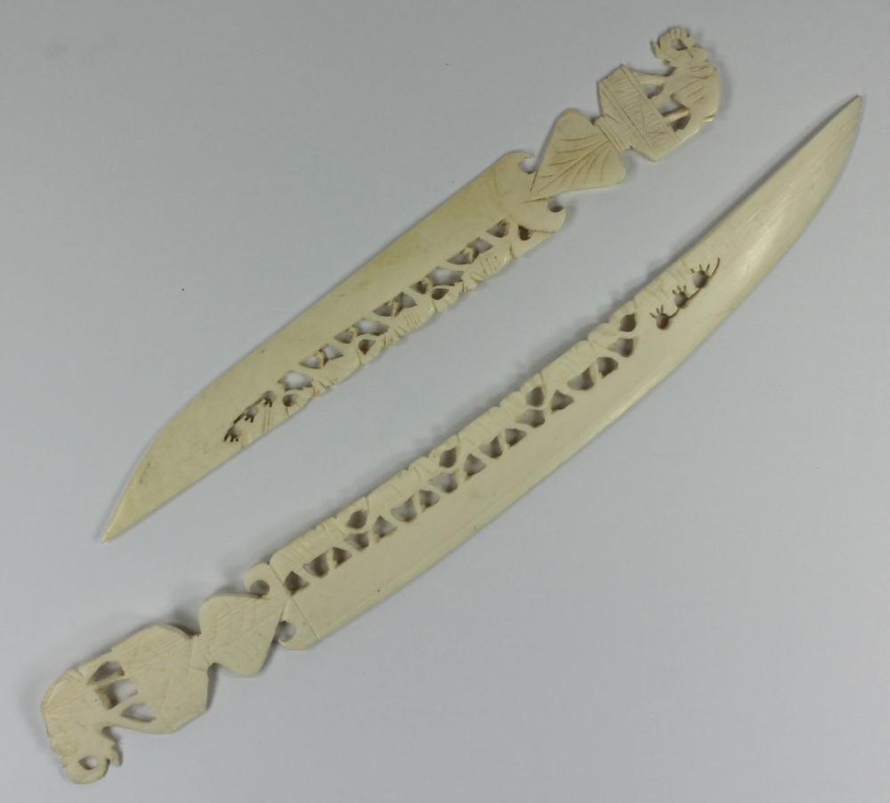 Carved Ivory Letter Openers... image