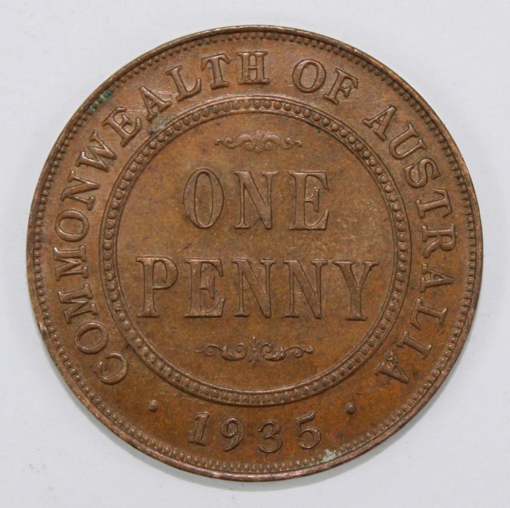 Australia 1935 Penny, virtu... image
