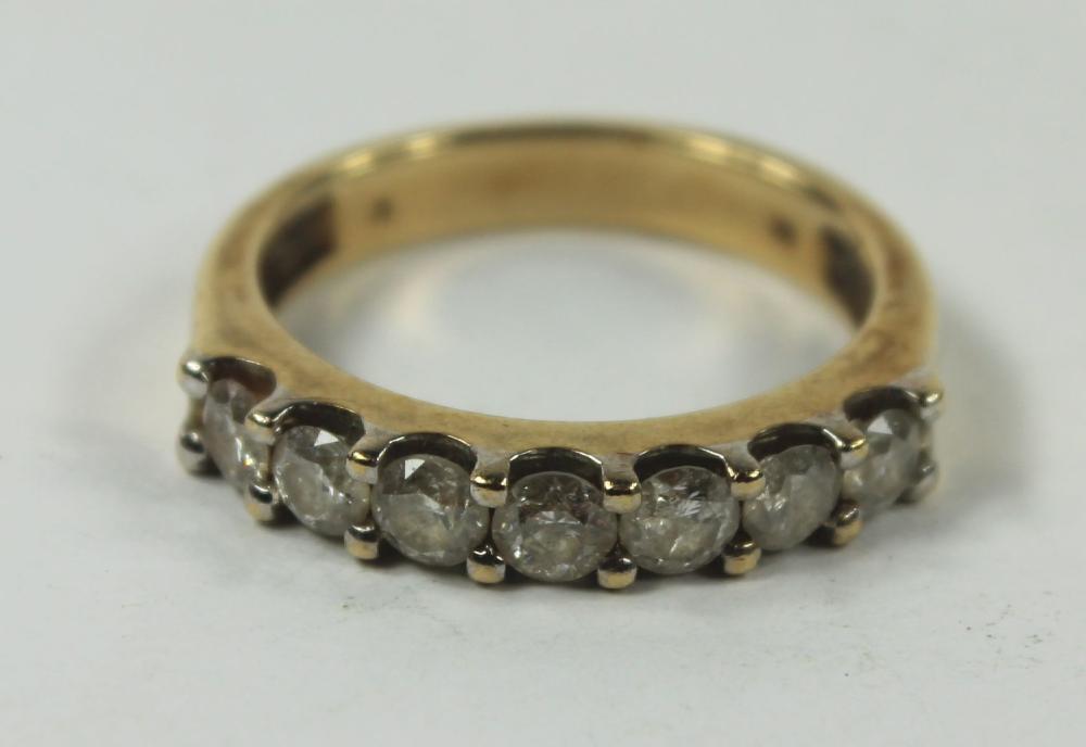 Diamond Bridge Ring in 9ct ... image