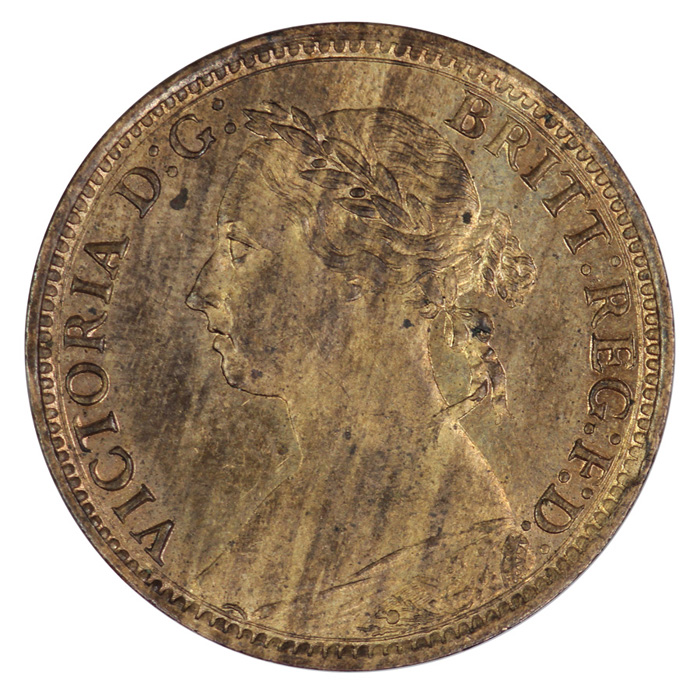 Great Britain 1887 Farthing... image