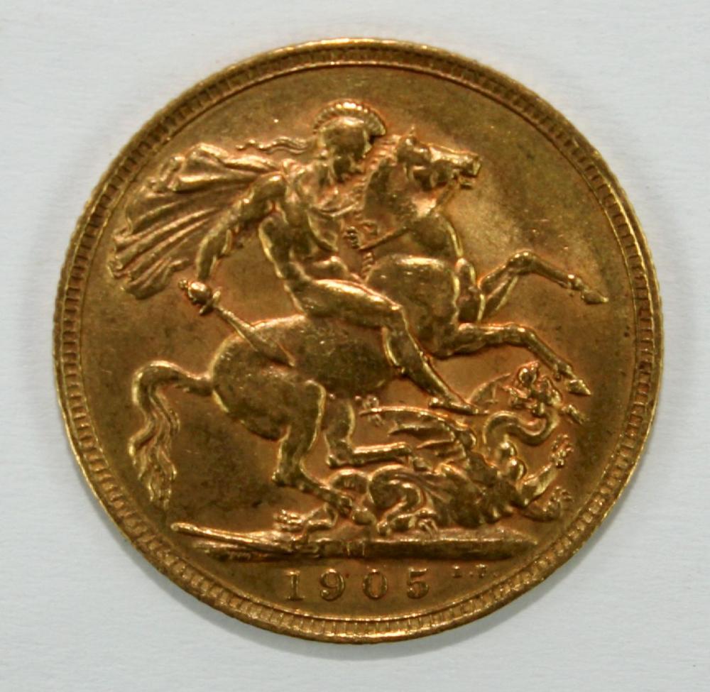 Australia 1905 M Sovereign,... image