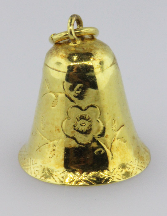 'Bell' Charm in 9ct Gold image