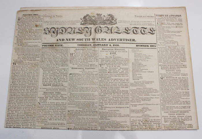 Australia. Sydney Gazette a... image